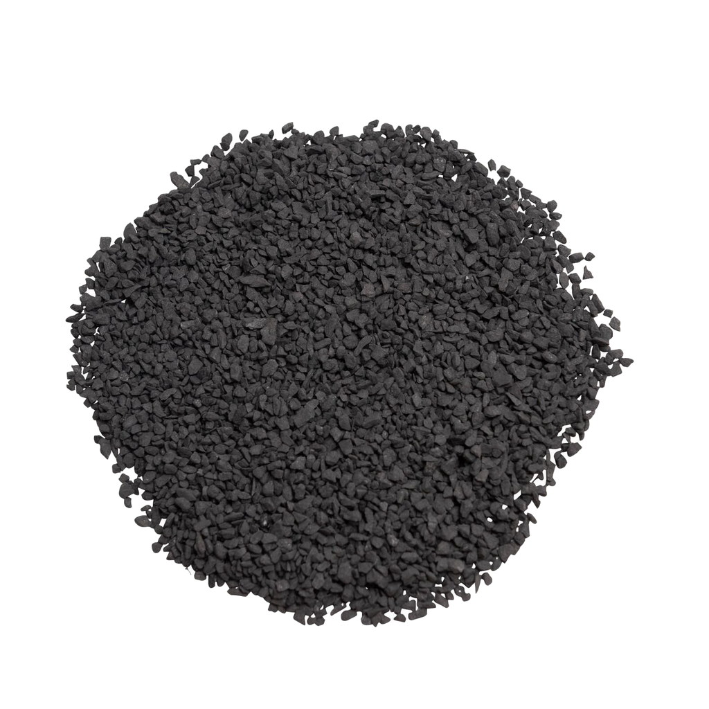 mini black pebble • top dressing