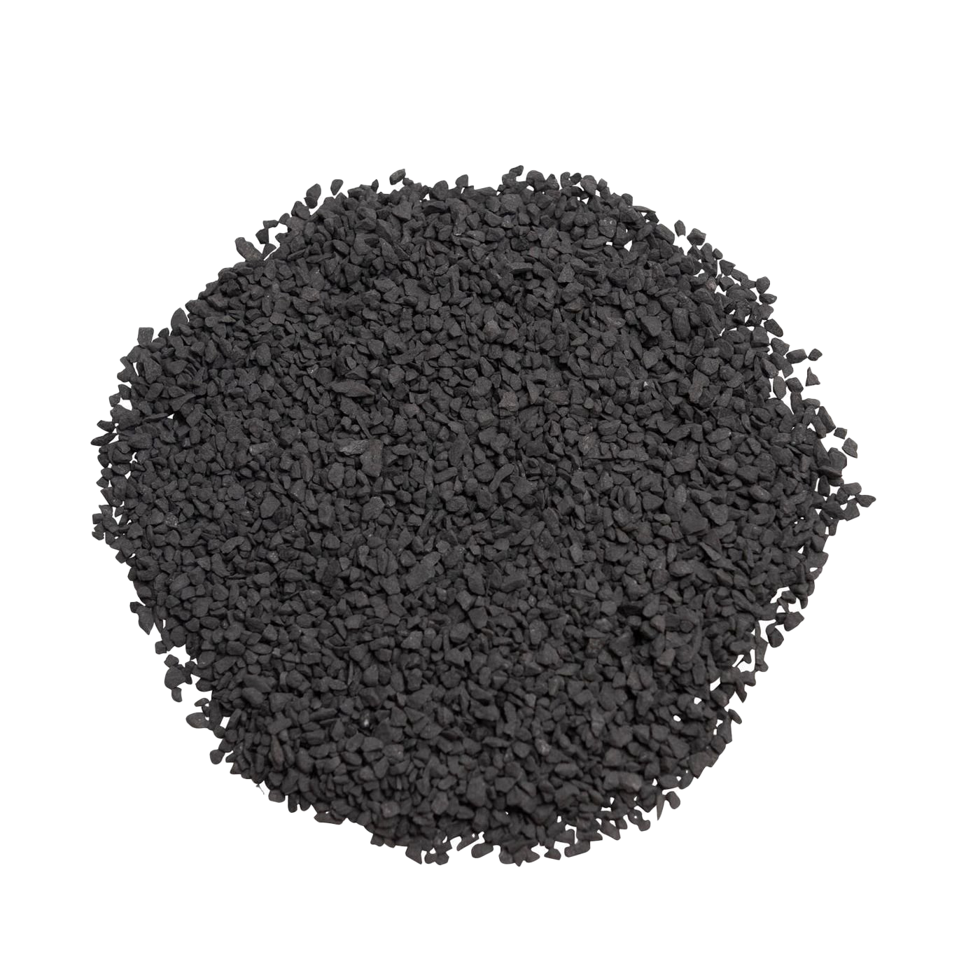 mini black pebble • top dressing